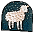 Mouton de Noël  par "Tapisserie de France"